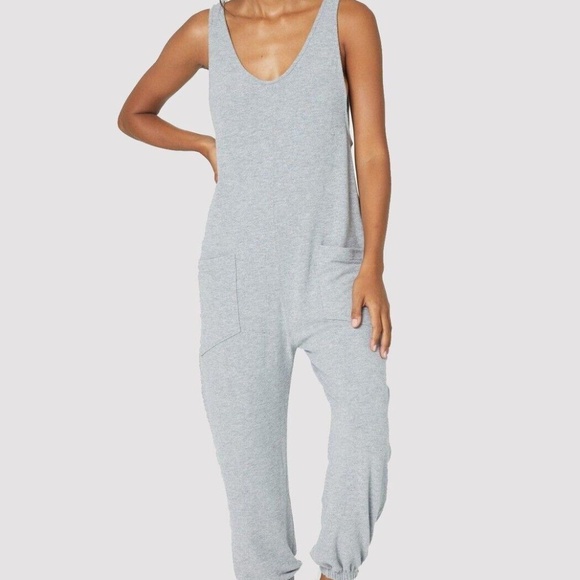 Spiritual Gangster Pants - NEW Spiritual Gangster Size S Gray Sleeveless HACCI Jumpsuit